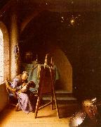 Gerrit Dou Man Writing in an Artist's Studio oil painting picture wholesale